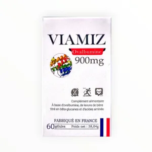 TPCN Viamiz Ovalbumine 900mg hỗ trợ tăng cường sức khỏe, sức đề kháng - Pháp (Hộp 60 viên nang) - hộp 1