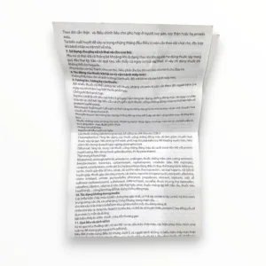 Tờ hướng dẫn sử dụng viên nén Aceronko 1 Pharbaco