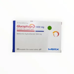Hộp viên nén bao phim bẻ được Glucophage 1000mg Merck