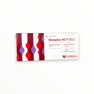 Hộp viên nén bao phim Bisoplus HCT 5/12.5 Stellapharm