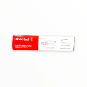 Hộp viên nén bao phim Bisostad 5 Stellapharm