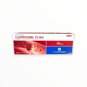 Hộp viên nén bao phim Clopidogrel 75mg Davipharm
