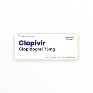 Hộp viên nén bao phim Clopivir Bidiphar