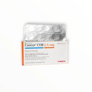 Hộp viên nén bao phim Concor COR 2,5mg Merck