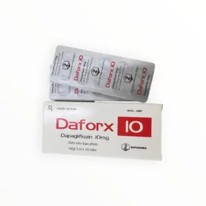 Hộp viên nén bao phim Daforx 10 Dapagliflozin 10mg DOPHARMA