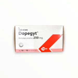Hộp viên nén bao phim Dopegyt 250mg Egis