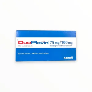Hộp viên nén bao phim DuoPlavin 75mg/100mg Sanofi