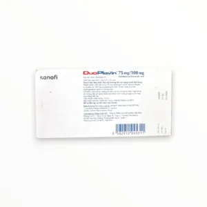 Hộp viên nén bao phim DuoPlavin 75mg/100mg Sanofi