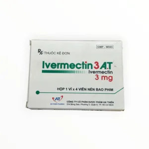 Hộp viên nén bao phim Ivermectin 3mg