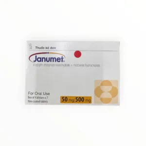 Hộp viên nén bao phim Janumet 50mg/500mg MSD
