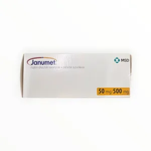 Hộp viên nén bao phim Janumet 50mg/500mg MSD