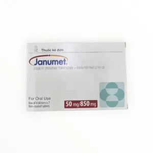 Hộp viên nén bao phim Janumet 50mg/850mg MSD