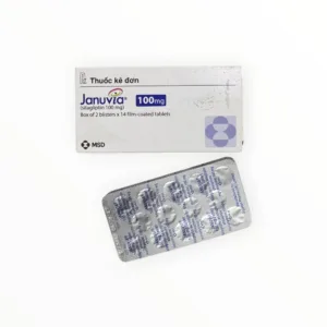 Hộp viên nén bao phim Januvia 100mg MSD