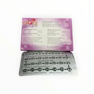 Viên nén bao phim New Choice Công ty Cổ Phần Dược Phẩm Nam Hà Thuốc tránh thai (Hộp 1 vỉ x 28 viên nén bao phim (21 viên vàng + 7 viên nâu)) 8 Hộp viên nén bao phim New Choice
