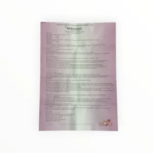 Viên nén bao phim New Choice Công ty Cổ Phần Dược Phẩm Nam Hà Thuốc tránh thai (Hộp 1 vỉ x 28 viên nén bao phim (21 viên vàng + 7 viên nâu)) 10 Tờ hướng dẫn sử dụng viên nén bao phim New Choice