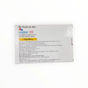 Hộp viên nén bao phim phóng thích kéo dài Xigduo XR 10mg/1000mg