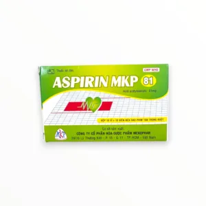 Hộp viên nén bao phim tan trong ruột Aspirin MKP 81 Mekophar