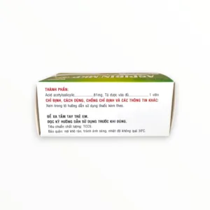 Hộp viên nén bao phim tan trong ruột Aspirin MKP 81 Mekophar