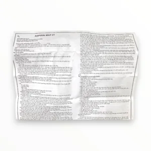 Tờ hướng dẫn sử dụng viên nén bao phim tan trong ruột Aspirin MKP 81 Mekophar