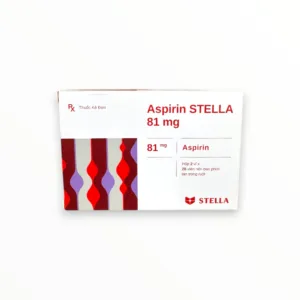 Hộp viên nén bao phim tan trong ruột Aspirin Stella 81mg