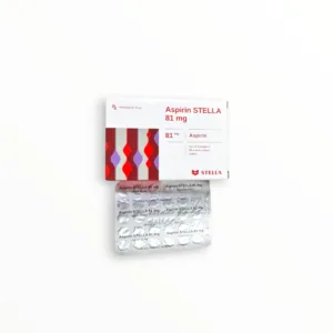 Hộp viên nén bao phim tan trong ruột Aspirin Stella 81mg