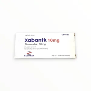 Hộp viên nén bao phim Xabantk 10mg HADIPHAR