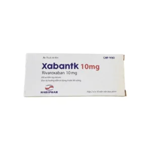 Hộp viên nén bao phim Xabantk 10mg HADIPHAR