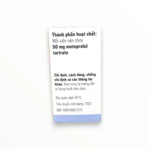 Hộp viên nén Egilok 50mg Egis