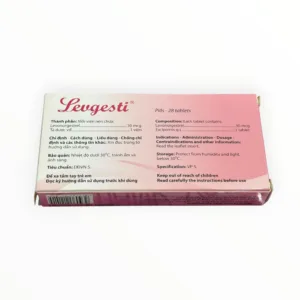 Hộp viên nén Levgesti(Hộp 1 vỉ x 28 viên nén)