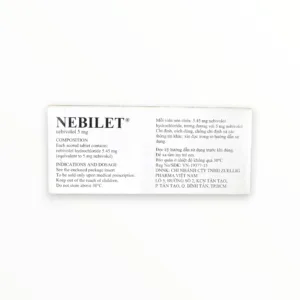 Hộp viên nén Nebilet 5mg Menarini