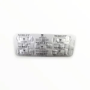 Viên nén Nebilet 5mg Menarini Điều trị tăng huyết áp, suy tim mạn tính (Hộp 1 vỉ x 14 viên nén) 9 Vỉ viên nén Nebilet 5mg Menarini