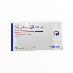 Hộp viên nén phóng thích kéo dài Glucophage XR 1000mg Merck