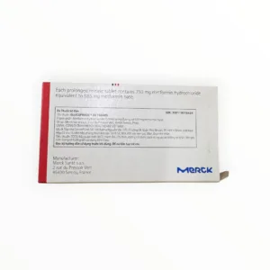Hộp viên nén phóng thích kéo dài Glucophage XR 750mg Merck