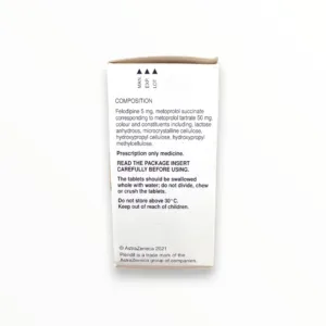 Hộp viên nén phóng thích kéo dài Plendil Plus 5/50mg AstraZeneca