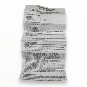 Tờ hướng dẫn sử dụng viên nén Spiromide Searle