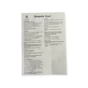 Tờ hướng dẫn sử dụng viên ngậm Strepsils Cool Reckitt