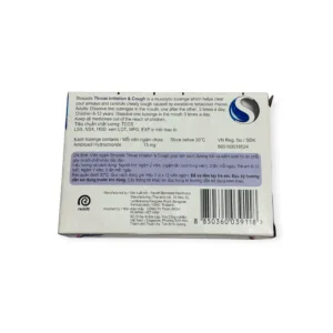 Hộp viên ngậm Strepsils Throat Irritation & Cough Reckitt
