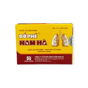 Hộp viên ngậm Thuốc ho Bổ Phế Nam Hà chữa ho tiêu đờm