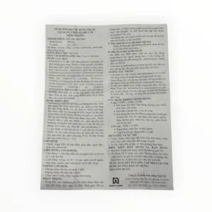 Tờ hướng dẫn sử dụng viên nhai Menbendazol