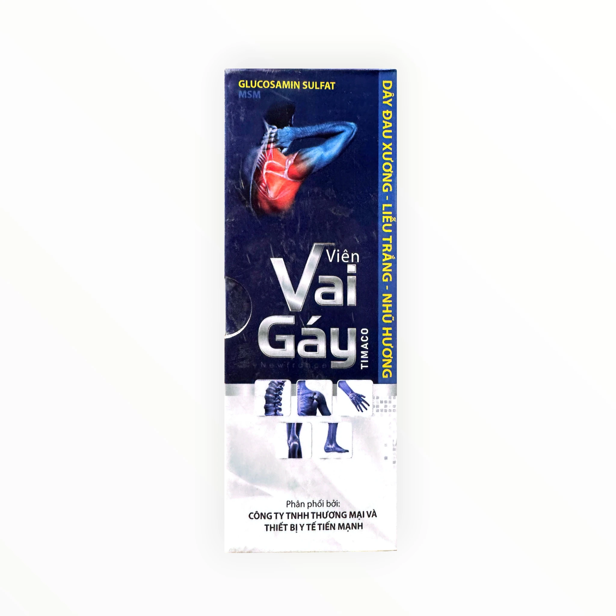Viên nén Viên Vai Gáy Newfrance Timaco giảm đau mỏi xương khớp, vai gáy, tê bì chân tay (Hộp 30 viên) 2 Viên Vai Gáy Newfrance Timaco - hộp 2