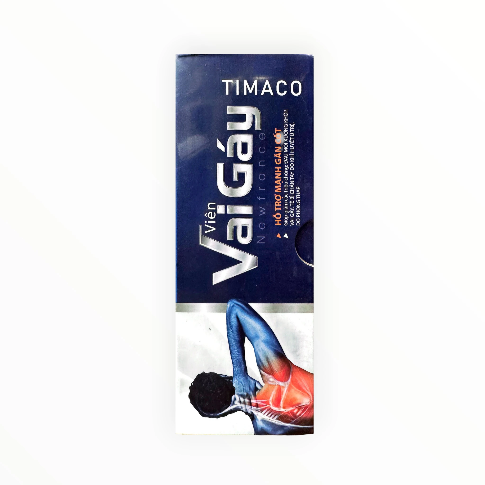 Viên nén Viên Vai Gáy Newfrance Timaco giảm đau mỏi xương khớp, vai gáy, tê bì chân tay (Hộp 30 viên) 4 Viên Vai Gáy Newfrance Timaco - hộp 4